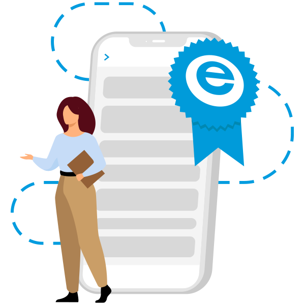 CertiSMS certified SMS service badge